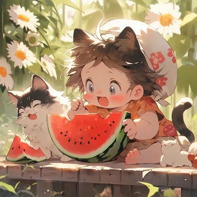 吃瓜网红姐弟头像动漫图片,网红姐弟的动漫头像魅力解析